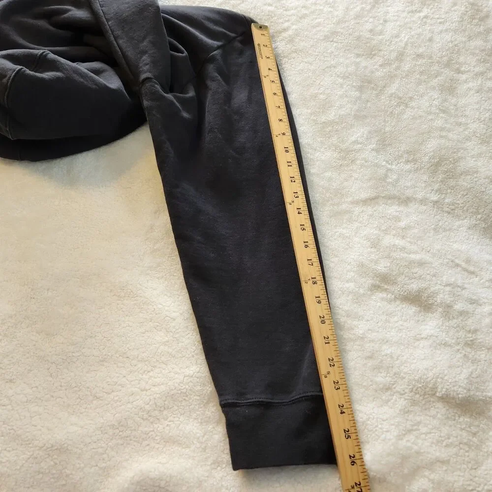 The North Face Mens Size XXL Black Hoodie K2 Karakoram Range Mountain Sweatshirt
